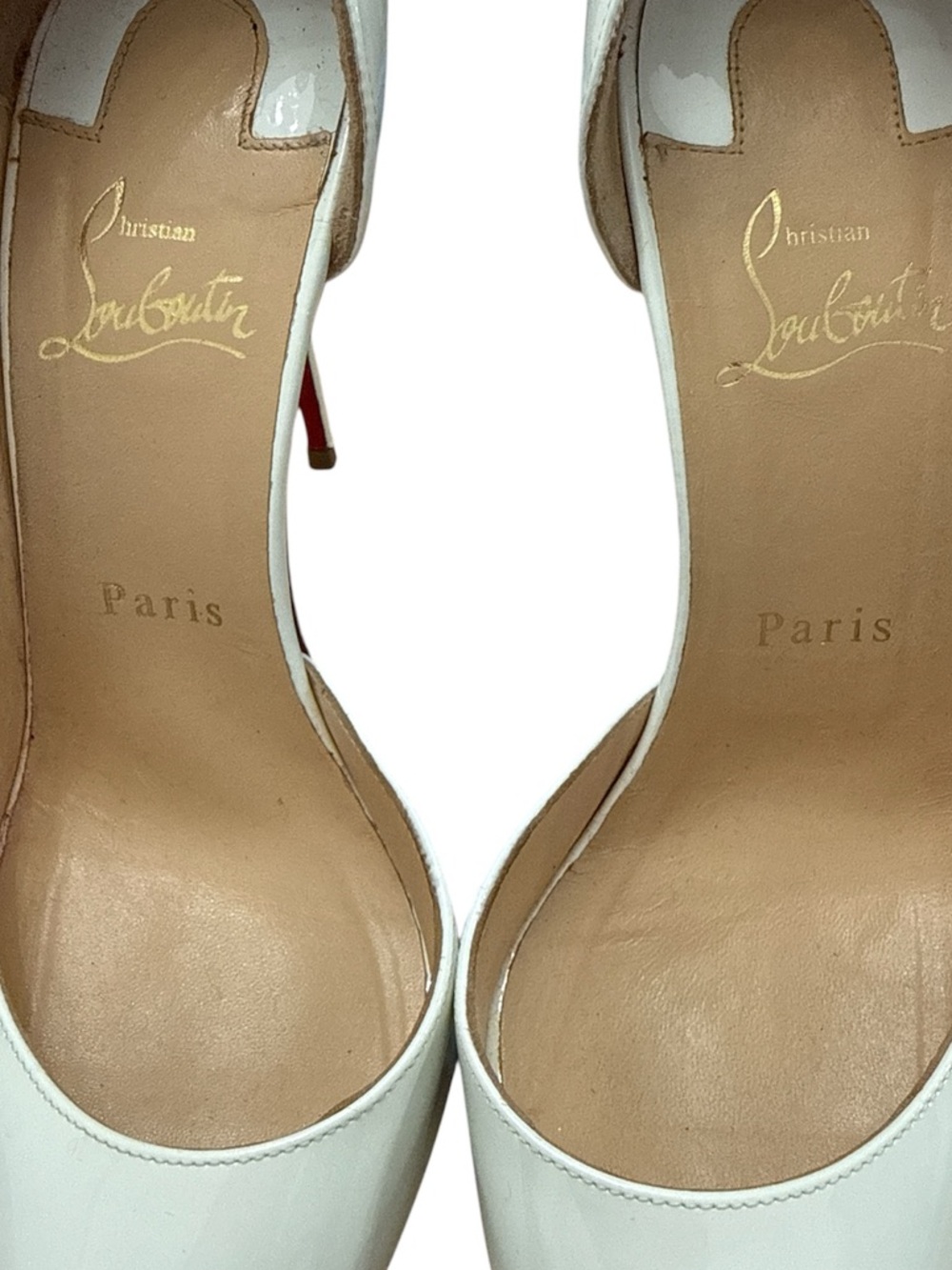 CHRISTIAN LOUBOUTIN Very Privé Patent Leather Heels - Picture 13 of 13